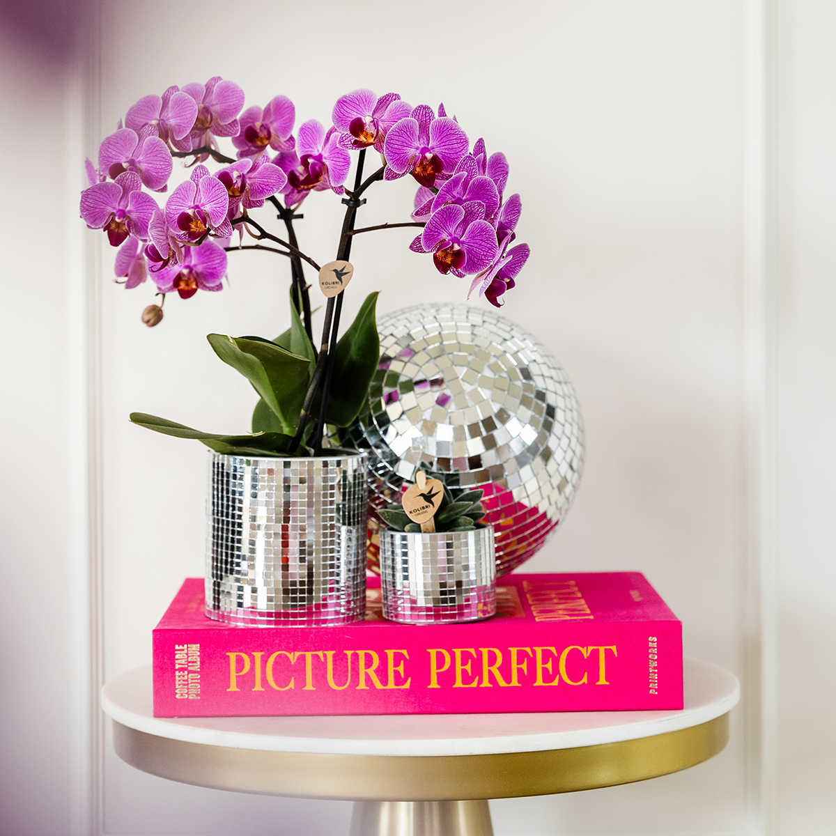 Hummingbird Home | Disco decorative pot - Ø9cm
