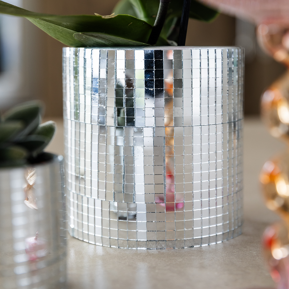 Hummingbird Home | Disco decorative pot - Ø9cm