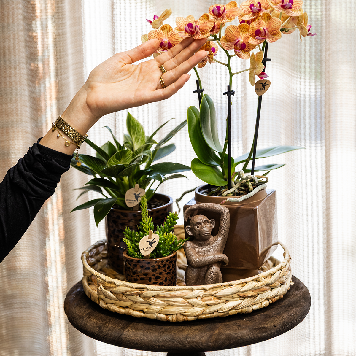 Hummingbird Home | Leopard decorative pot - Ø9cm