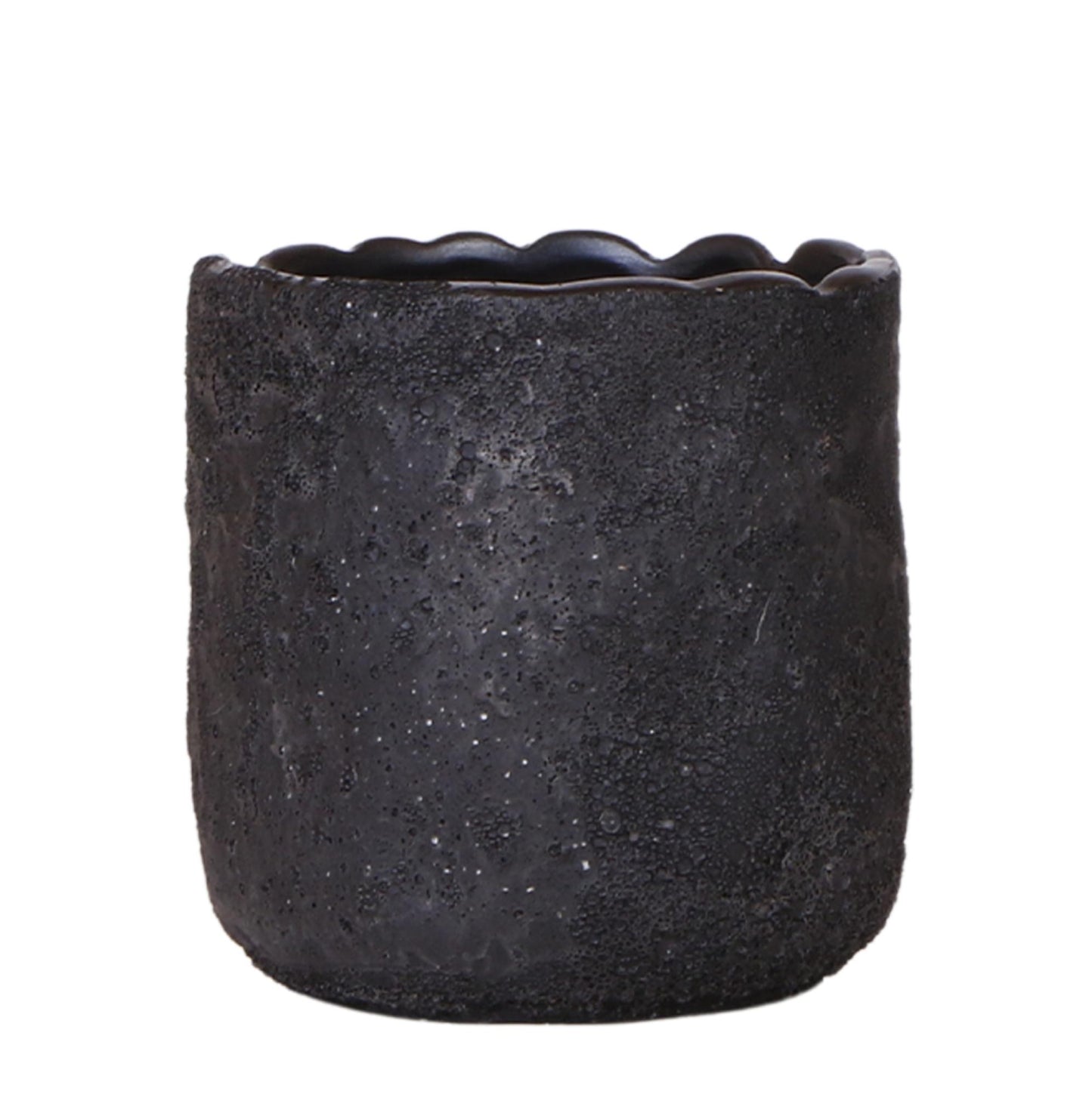 Hummingbird Home | Moon decorative pot - Black - Ø9cm