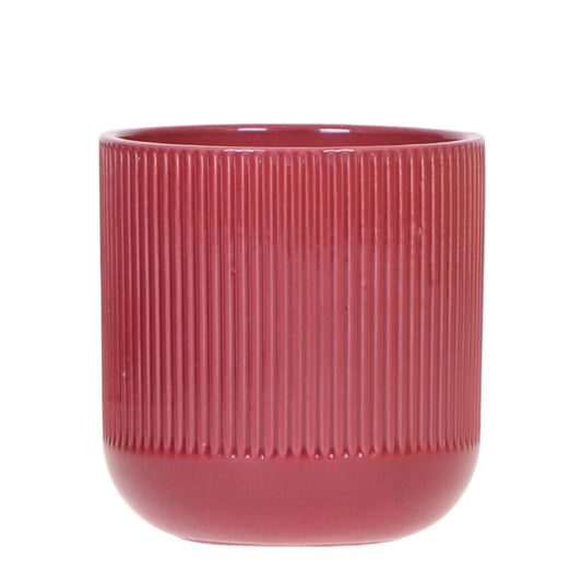 Hummingbird Home | Flare decorative pot - Red - Ø9cm