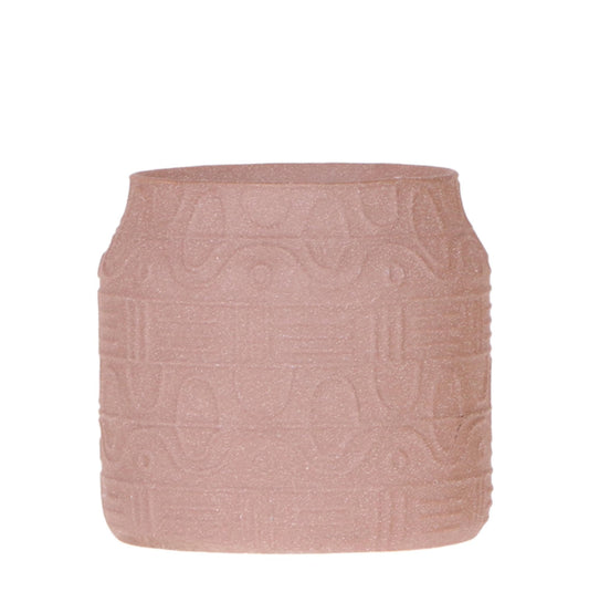 Hummingbird Home | Hieroglyph decorative pot - Sand - Ø9cm