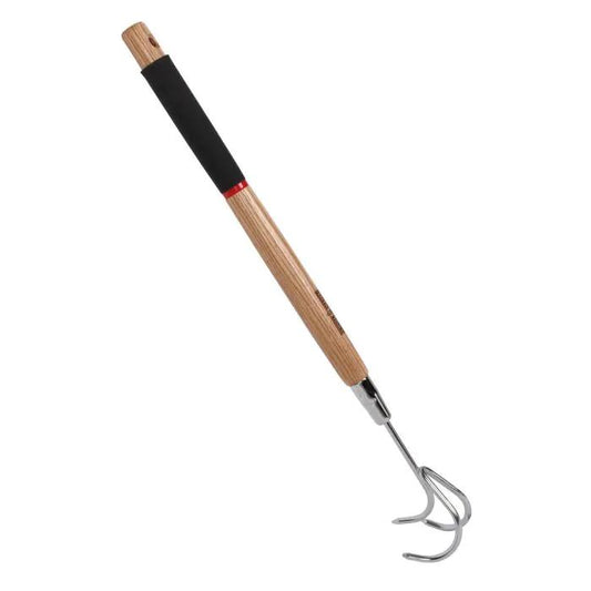 Hand scraper - Galvanized - Ash wood handle - Soft grip