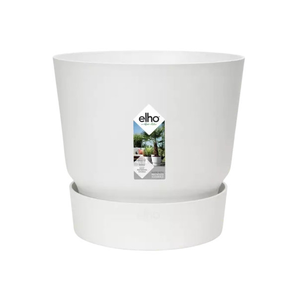 Elho greenville round white - D20cm