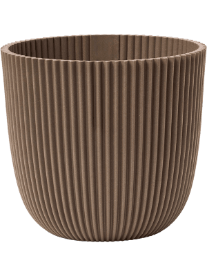 Capi Pot Nature Groove Made With Warm Taupe - D22cm