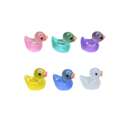 Glow in the dark - Ducks - Multi - ↑ 2 cm - 7 pieces