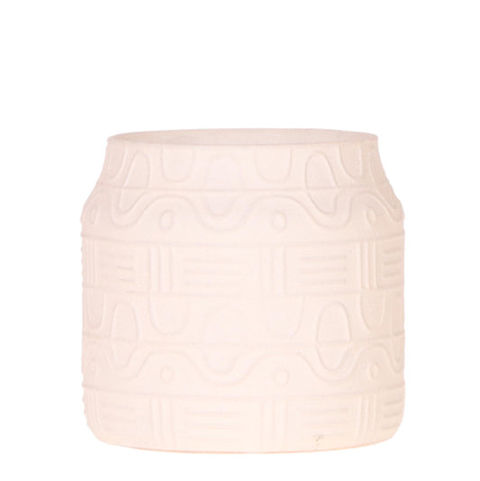 Hummingbird Home | Hieroglyph decorative pot - Off White - Ø9cm