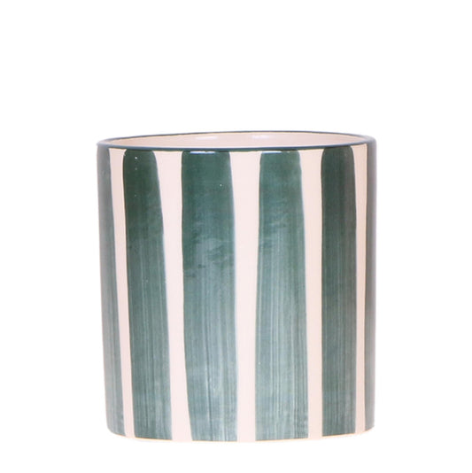 Hummingbird Home | Painted stripe - Green - Ø9cm