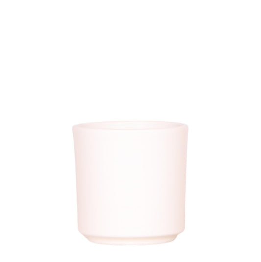 Kolibri Home | Simplicity flowerpot - Ceramic decorative pot - White - 9cm
